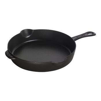 28 cm / 11 inch cast iron Frying pan, black - Visual Imperfections,,large 1