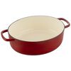 Bellamonte, Cocotte 33 cm, oval, Rot, Gusseisen, small 5