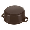 La Cocotte, Cocotte 26 cm, rund, Chocolate, Gusseisen, small 13