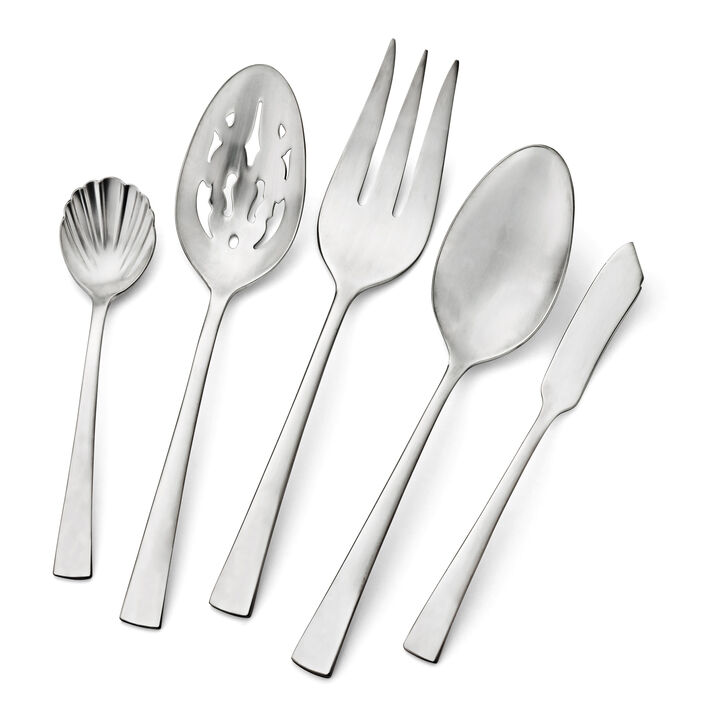 Bellasera (matted), 45-pc Satin Flatware Set, 18/10 Stainless Steel, large 3