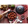 Specialities, 20 cm round Cast iron Oven dish with lid black, small 2