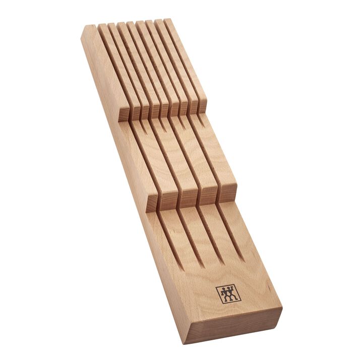 Storage, Beechwood, In-drawer Knife Organizer, large 1