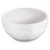 14 cm ceramic round Bowl, pure-white,,large
