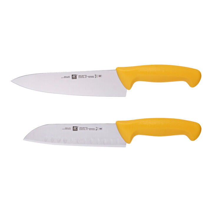 TWIN Master, 2 Piece, Knife set, yellow, large 1