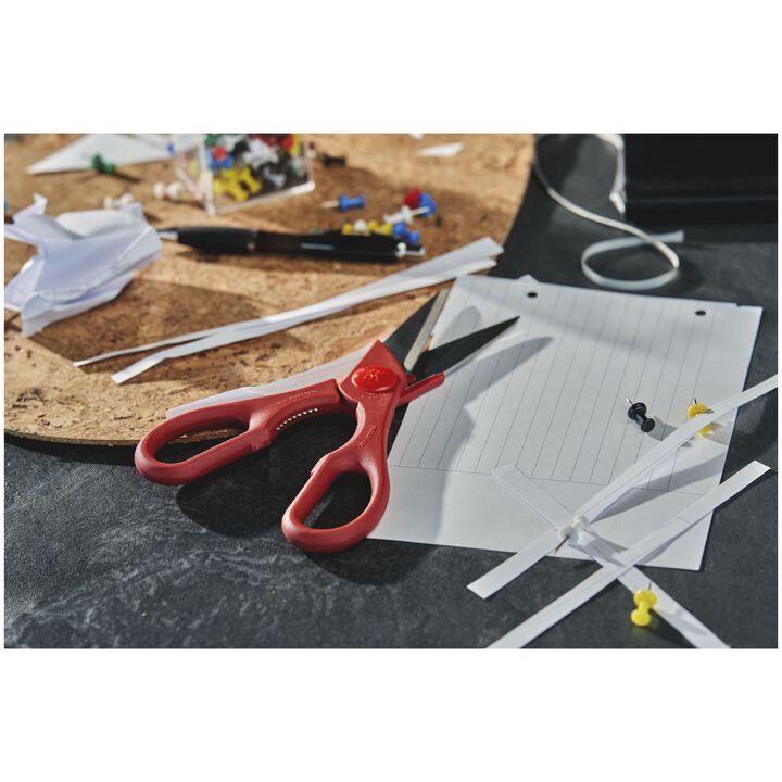 ツイン料理バサミ 赤 20 cm, ステンレス, large 2