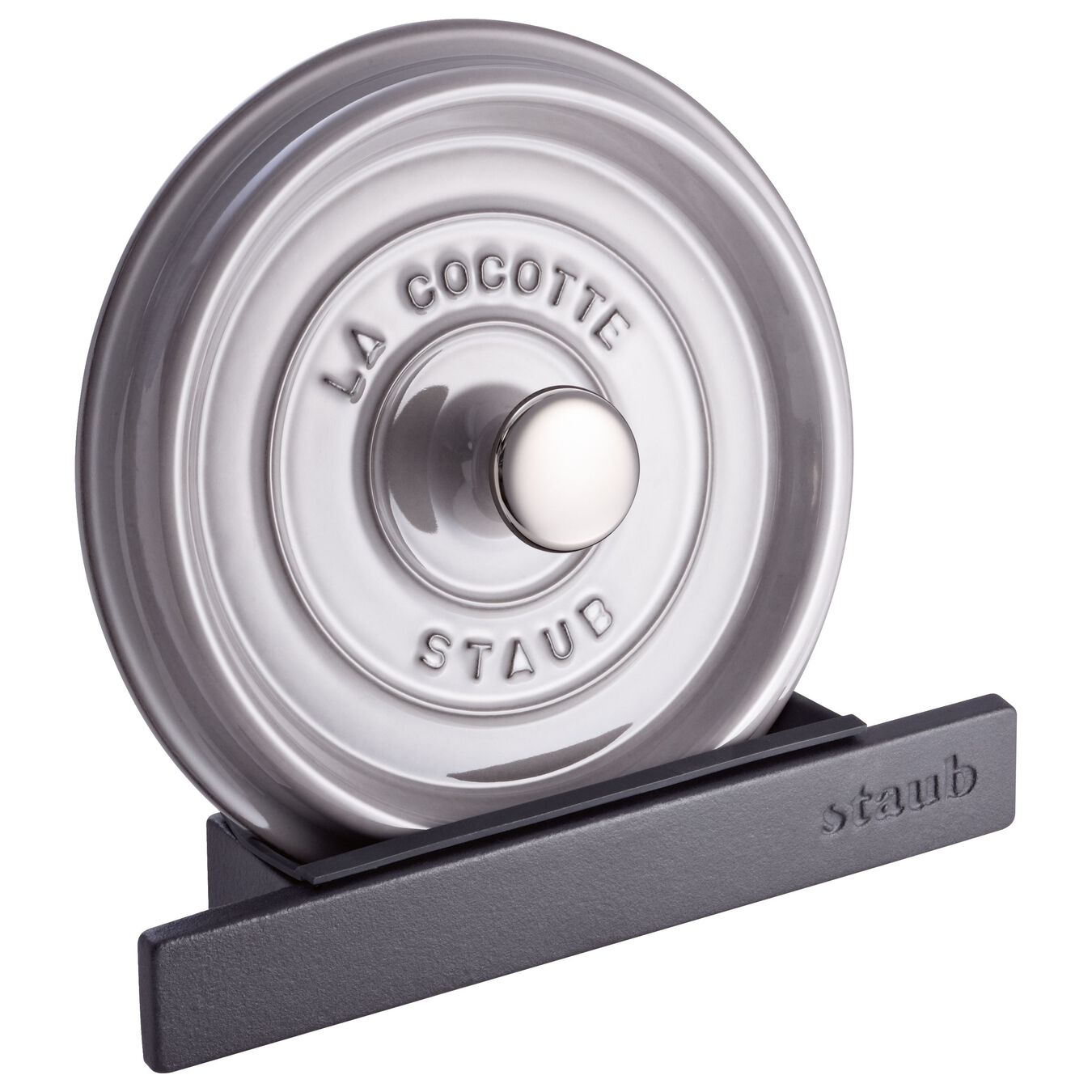 Staub Cast Iron Lid holder, black matte Official ZWILLING Shop