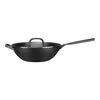Milano, 30 cm, Wok med glaslock, Svart, small 4