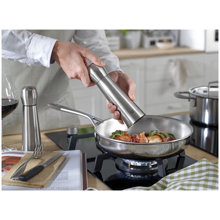 Spices, stainless steel Salt mill, large 4