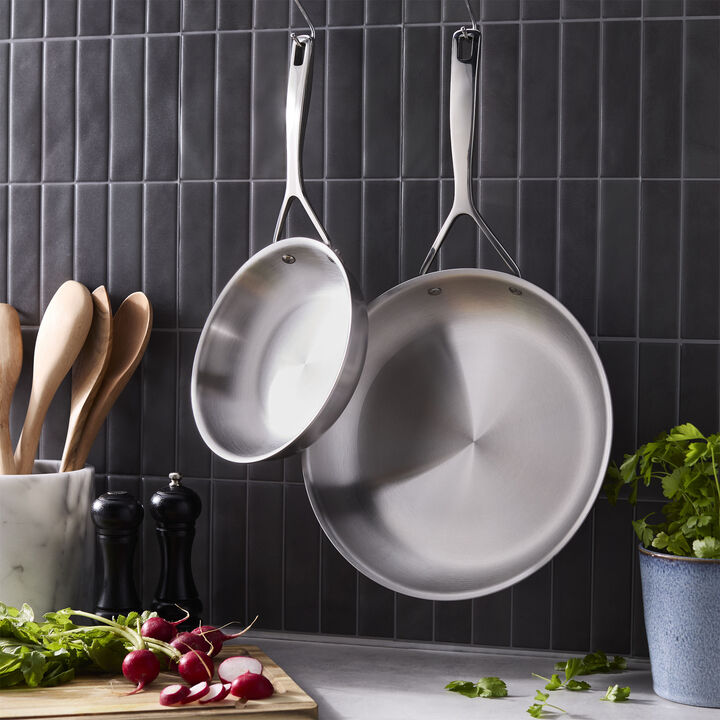 Industry 5, 2-pc, 18/10 Stainless Steel, Frying Pan Set, large 1