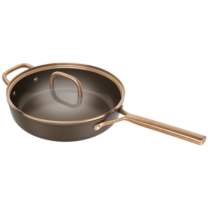 Milano, Schmorpfanne mit Glasdeckel 28 cm, Aluminium, large 1