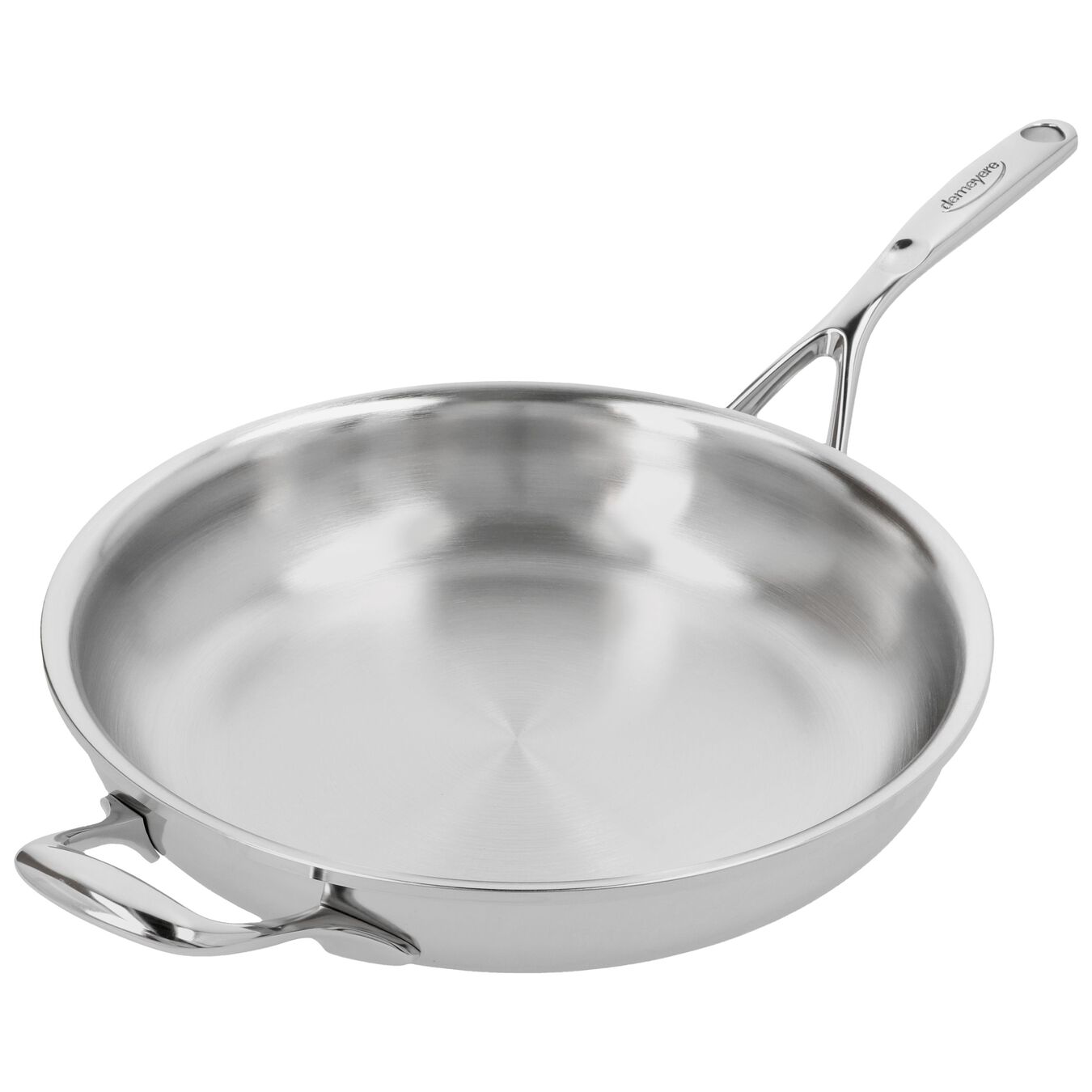 11-inch, 18/10 Stainless Steel, Proline Fry Pan with Helper Handle,,large 2
