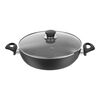 3.6 l Granitium round Saucier and sauteuse with lid, grey,,large