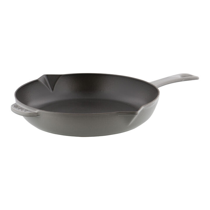 Pans, Padella - 26 cm, ghisa, Nero opaco, large 1