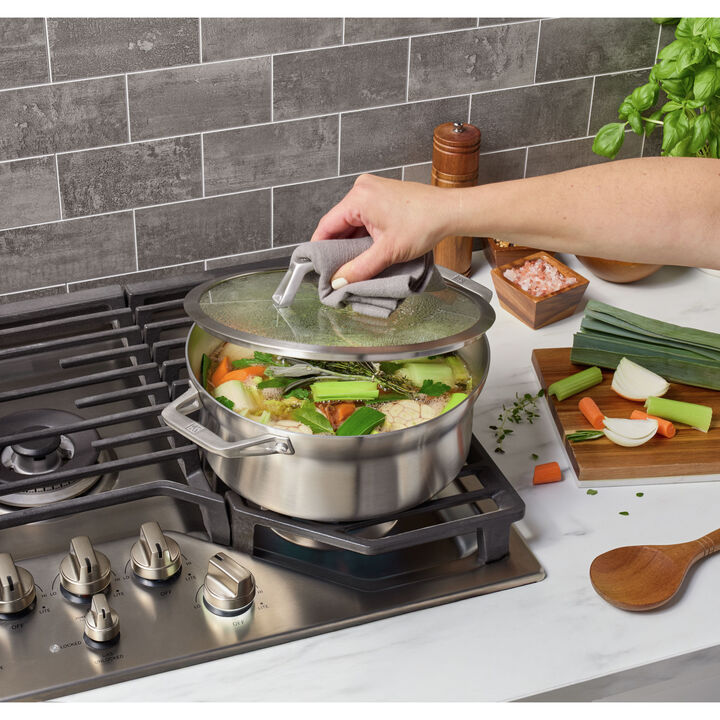 Motion Stainless Steel, 5 qt, Stainless Steel, Dutch Oven, large 2