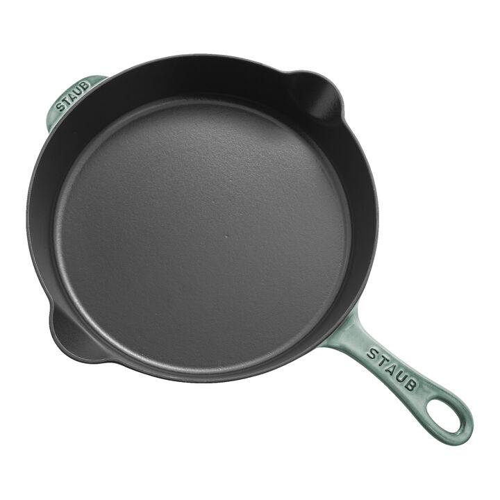 Cast Iron, 11-inch, Traditional Deep Skillet, Eucalyptus, large 3