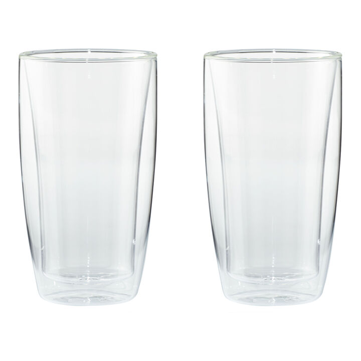 Cafe Roma, 2 Piece, Latte glass set, large 1