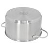 Resto 3, 22 cm 18/10 Stainless Steel Stew pot with lid silver, small 5