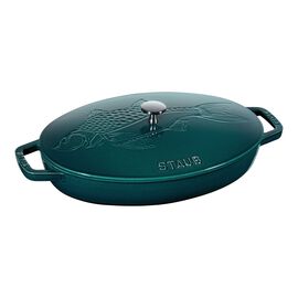 Staub Specialities, 33 cm oval Cast iron Oven dish with lid la-mer