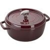 5.7 l cast iron pig Cocotte, grenadine-red - Visual Imperfections,,large