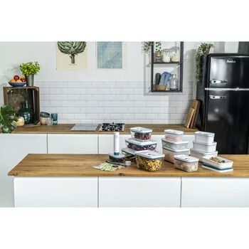 Vakumlu Yemek Taşıma Kabı, L, Plastik, yarı şeffaf-Akdeniz Mavisi,,large 10