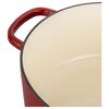 Bellamonte, 7.5 qt, Round, Cocotte, Red, small 7