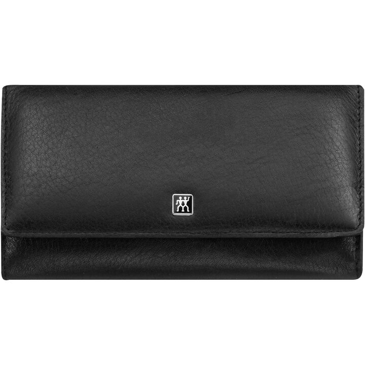 PREMIUM, 6-pc, Nappa Leather Snap Fastener Case, Black Matte, large 2