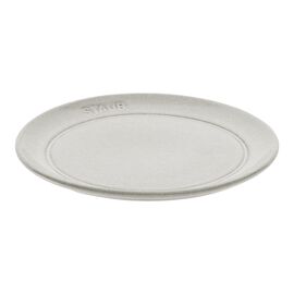 Staub Dining Line, Teller flach 15 cm, Keramik, Weisser Trüffel