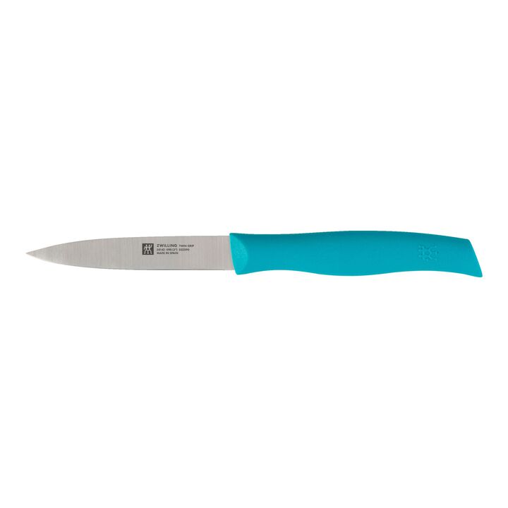 TWIN Grip, 3-inch, Paring knife, turqouise, large 1