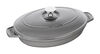 Cast Iron - Baking Dishes & Roasters, 9-inch, Oval, Covered Baking Dish With Lid, Graphite Grey, small 1