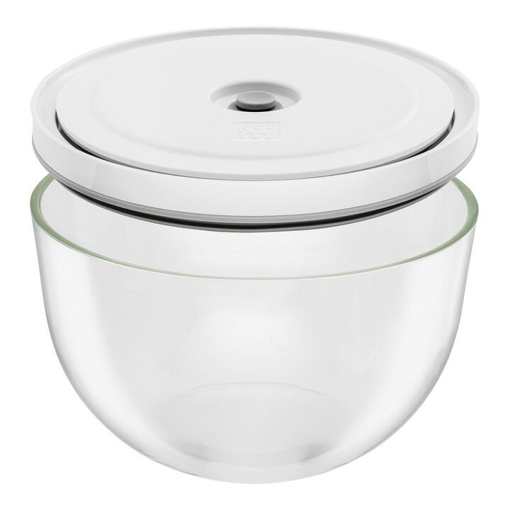 Fresh & Save BOWLS, Vacuümkommen set S/M/L / 6-delig, Glas, transparant-wit, large 3