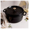 La Cocotte, 26 cm round Cast iron Cocotte black, small 4