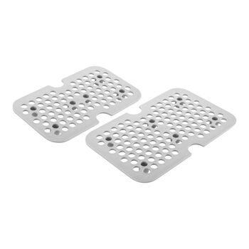 Drip tray set for plastic containers  , medium/large / 2-pc,,large 1