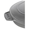 Specialities, 23 cm oval Cast iron Oven dish with lid graphite-grey, small 3