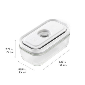 Vakumlu Saklama Kabı Seti, S/M/L / 3-par&ccedil;a, Borosilikat Cam, Gri,,large 4