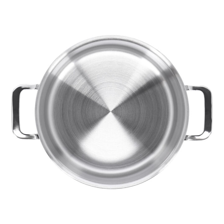 Intense 5, 8 l 18/10 Stainless Steel Stock pot with double walled lid, large 4