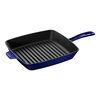30 cm cast iron square American grill, dark-blue,,large