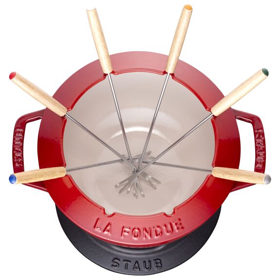 Staub La fondue Service à fondue 18 cm, Cerise Boutique officielle