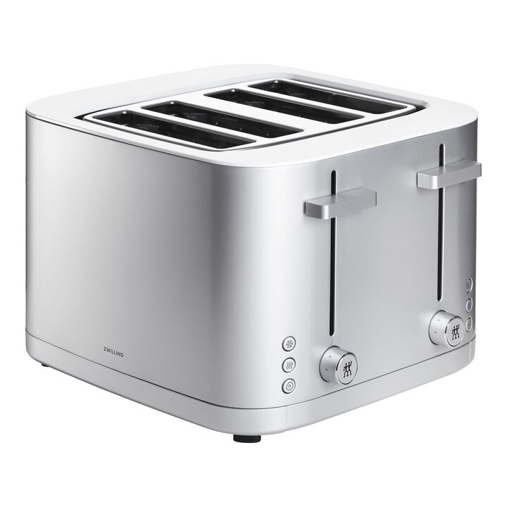 Enfinigy, 4 Short Slots Toaster, Silver, large 1