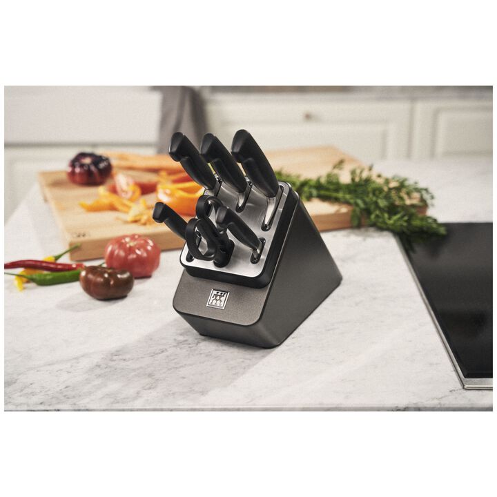 **** Four Star, 7 Piece, Knife block set, anthracite, large 3