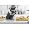 All * Star, 7-pcs anthracite Ash Knife block set with KiS technology, small 6