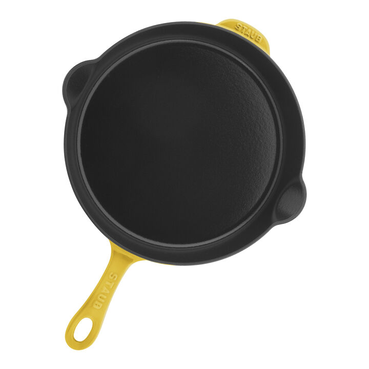 Cast Iron, 11-inch, Traditional Deep Skillet, Citron, large 3