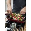 Grill Pans, 30 cm cast iron square American grill, cherry - Visual Imperfections, small 11