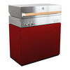Flammkraft Model D, Propane gas grill, ruby, small 1