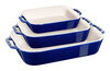 3-pc, Rectangular Baking Dish Set, dark blue,,large