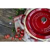 Cast Iron - Round Cocottes, 4 qt, Round, Cocotte, Cherry, small 5