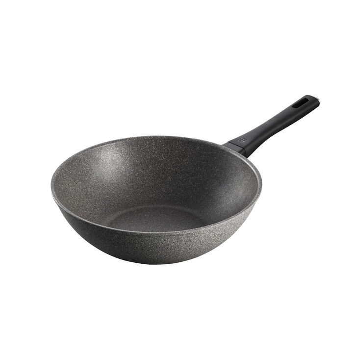 Terreno, 3 Piece aluminum Frypans and Wok Set, large 2