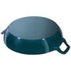 3.5 l cast iron round Saute pan, la-mer - Visual Imperfections,,large