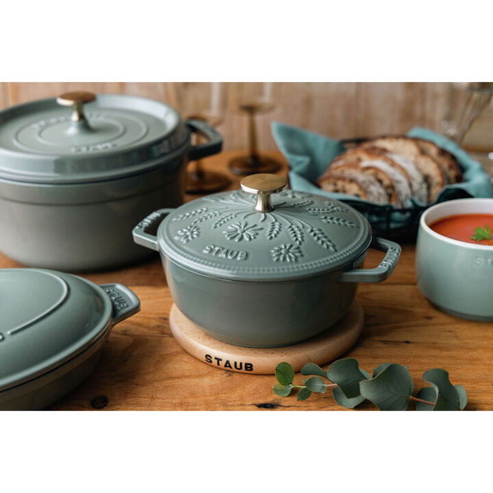 鋳物ホーロー鍋, Wa-NABE フレンチオーブン マーガレット 16 cm, 鋳鉄, large 4