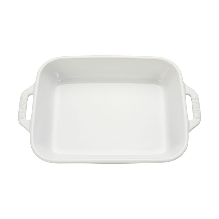 Stoneware, 5-pc, Mixed Baking Dish Set, white, large 4