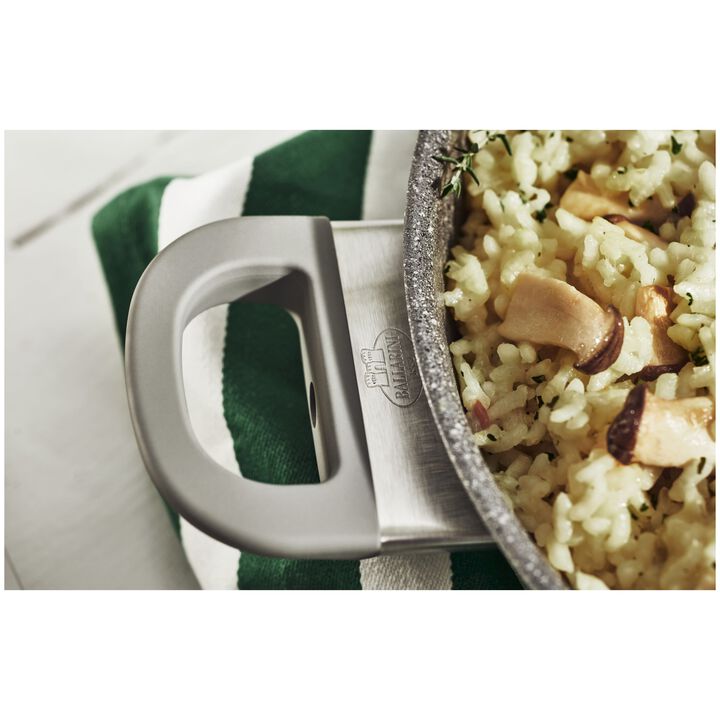 Murano, Poêle de service avec couvercle en verre 28 cm, Aluminium, large 2